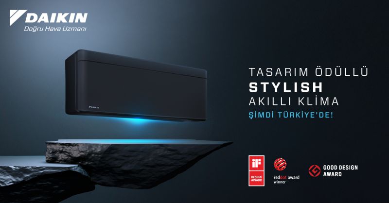 Stylısh Siyah 12000 BTU/h FTXA35CB Inverter Klima