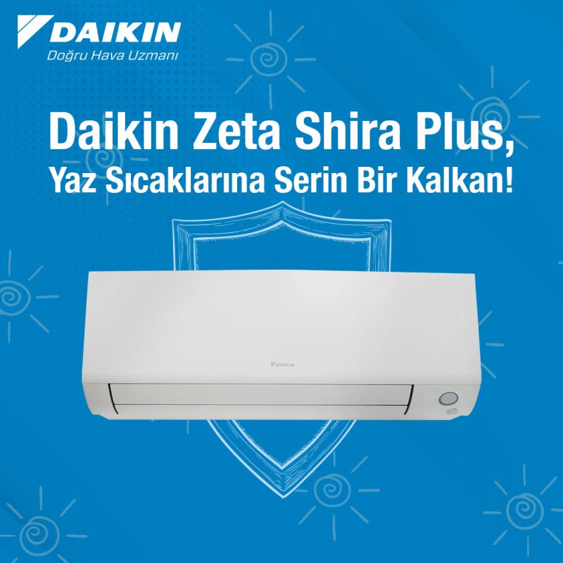 Zeta Shira Plus14000 BTU/h FTXM42A Inverter Klima R32